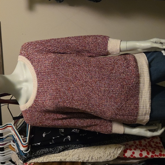 Babaton Sweaters - Aritzia Babaton Linen and Silk Knit 3/4 Length Sleeve Sweater